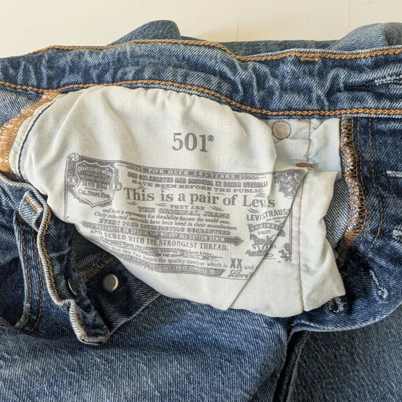 Levis 501 Button Fly Jeans size 26 - Picture 5 of 9